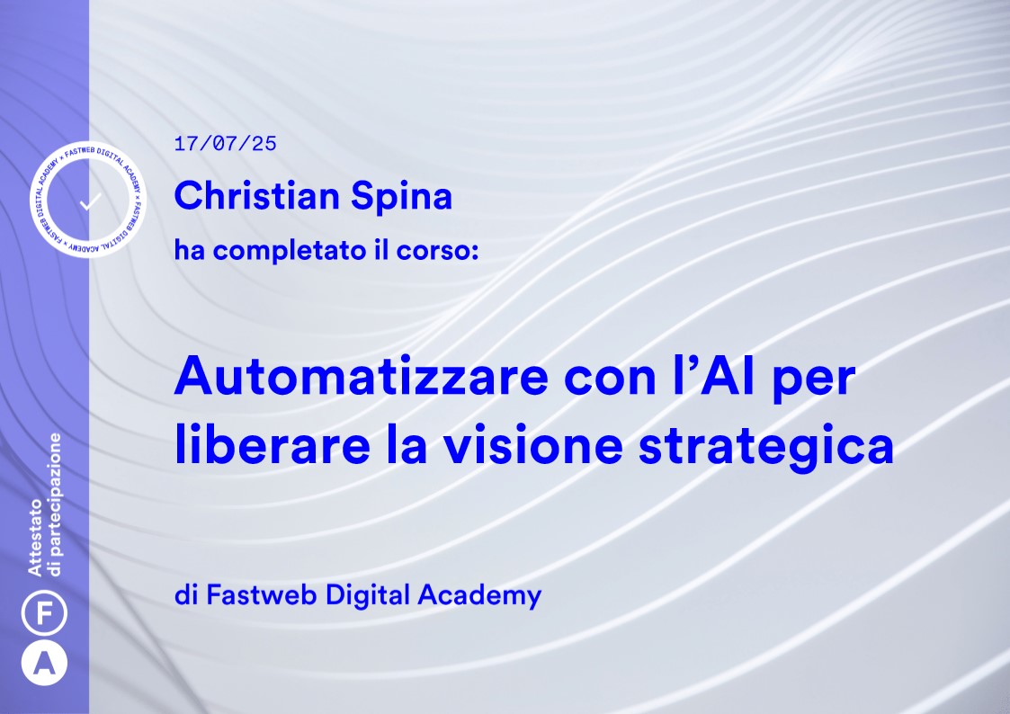 Automatizzare con l’AI per liberare la visione strategica